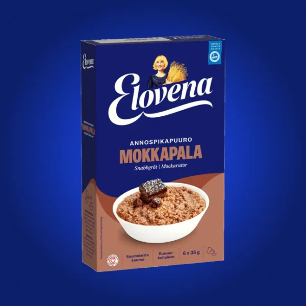 Elovena Mockarutor – Mokkapala 210g portionsförpackad