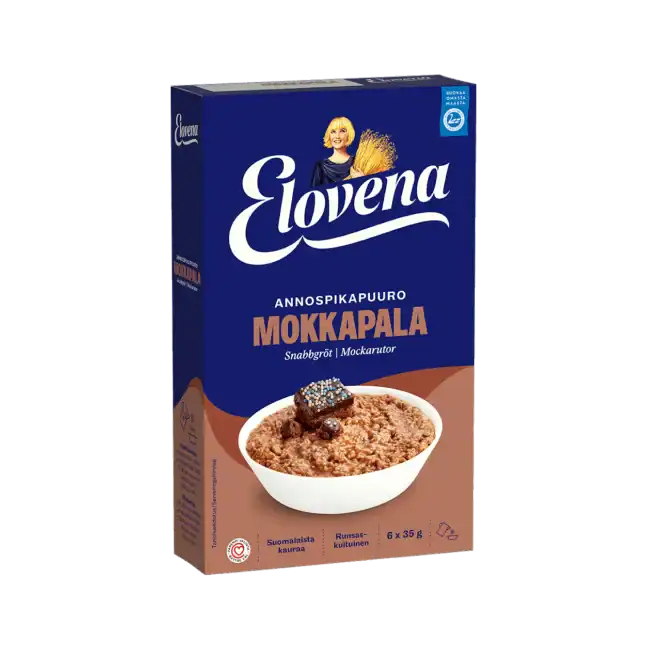 Elovena Mockarutor - Mokkapala 210g portionsförpackad