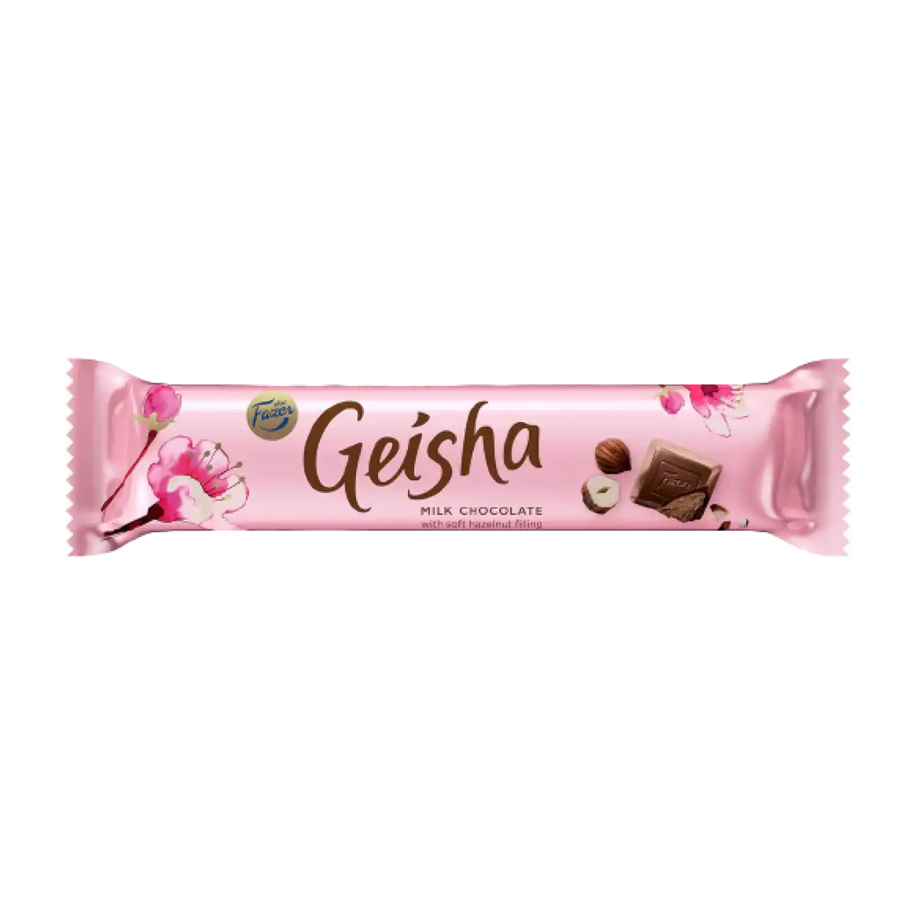 Geisha mjölkchoklad med hasselnötsnougatfyllning 37 g, finskt godis