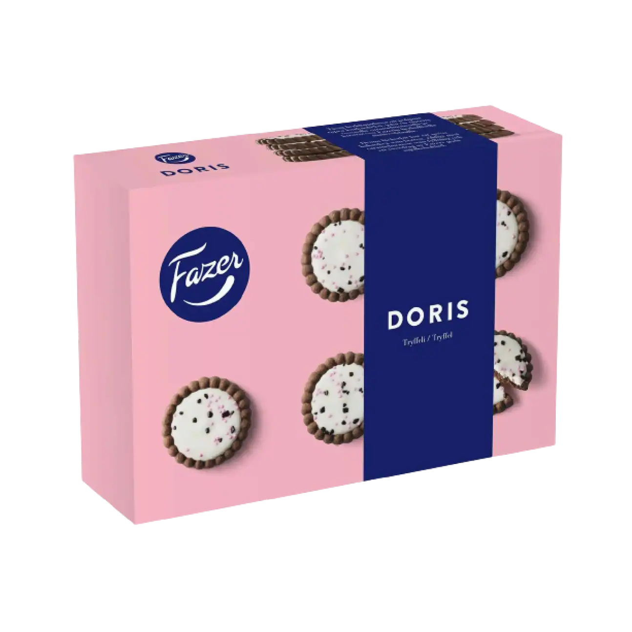 Fazer Doris Tryffel 250 g kakaokex med tryffelsmakande fyllning