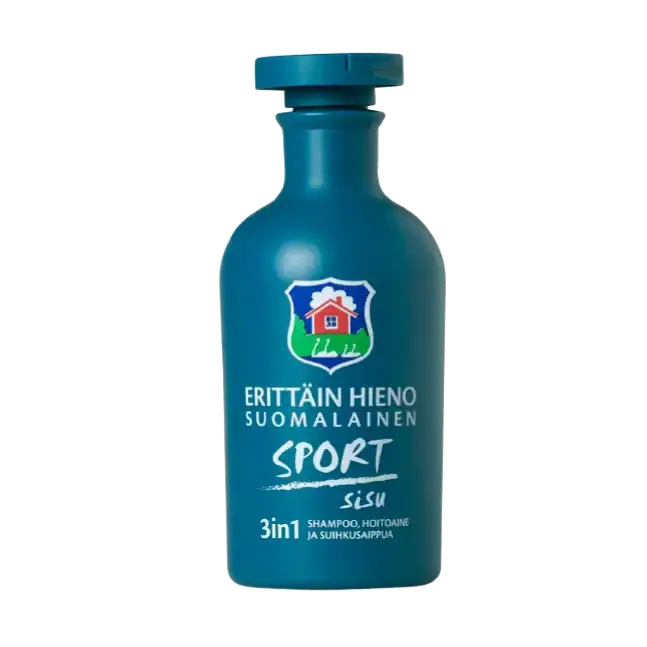 Schampo Sport Sisu 3in1 300ml - Erittäin Hieno Suomalainen